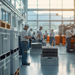 Montagemitarbeiter für Batteriesysteme